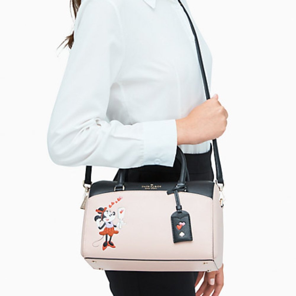 NWT Disney x Kate Spade Minnie Mouse Duffle Bag - Picture 2 of 13